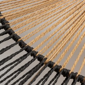 Brilagi - Plafonieră LED aplicată CERIA BOHO, 1 x E27 (max. 40 W), 230 V, diam. 50 cm, negru/maro/stejar