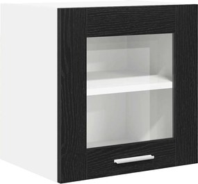 vidaXL Dulap suspendat Stejar Negru 40 x 31 x 40 cm Lemn compozit