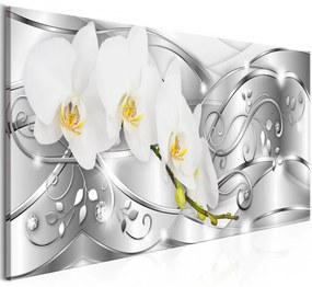 Tablou - Flowering (1 Part) Narrow Silver