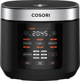 Slowcooker Cosori CRC-R501-KEU, 970 W, 5 l, 17 programe, Timer, Pornire programata, Negru