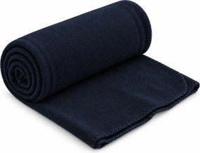 Patura din fleece MELVIRA DUO, albastru inchis Dimensiune: 180 x 200 cm