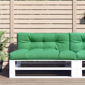 Perne pentru canapea paleti, 2 buc, verde 2, Verde, 120 x 80 x 10 cm
