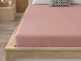 Cearsaf din microfibra MICROVELLE roz deschis 180x200 cm