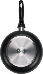Tigaie aluminiu Floria ZLN1920, Diametru 26 cm, 2 straturi Non-Stick, Maner din bachelita, Compatibil masina de spalat vase