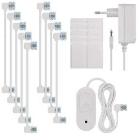 SET 10x panou RGBIC dimabil LED/1,9W/230V Wi-Fi Tuya