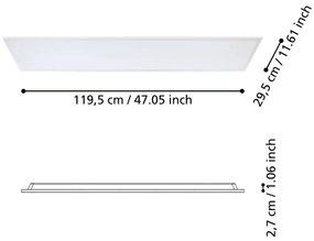 Panou LED aplicat Eglo 900939 RABASSA LED/34,5W/230V 120x30 cm