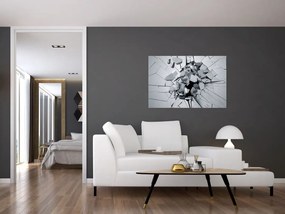 Tablou abstracție 3D (90x60 cm)