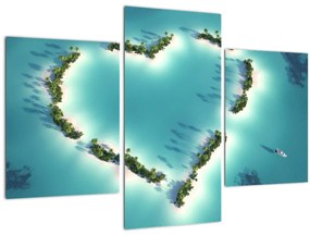 Tablou - Insulele inimii (90x60 cm)