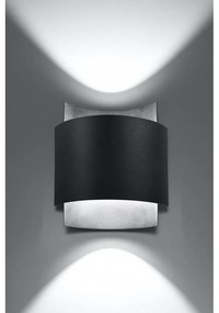 Aplică Sollux Fogmi, negru