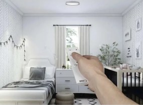 Plafonieră LED dimabilă ILVI LED/30W/230V 2700-6500K Ø 40 cm alb/bej+telecomandă