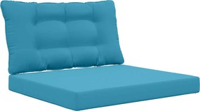 vidaXL Perna pentru canapea de exterior 2 pcs Albastru regal Poliester