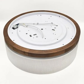 Plafonieră Brilagi BELLADONNA 3xE27/15W/230V d. 50 cm alb/stejar