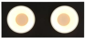 Globo 56964-2 - Plafonieră RAYMOND LED, 24W, 230V, 3000K, 46x20 cm, alamă