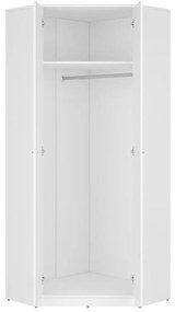 Dulap de haine de colț Nepo Plus 37 (alb) . 1098445
