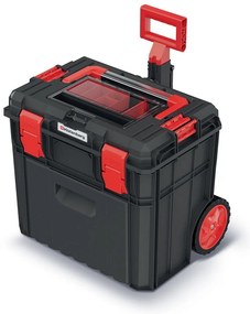 Valisa cu roti A, 51 cm, compartiment si organizator II, negru