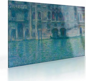 Tablou pe sticlă - Claude Monet, Palazzo da Mula, Venice, reproducere (70x50 cm)