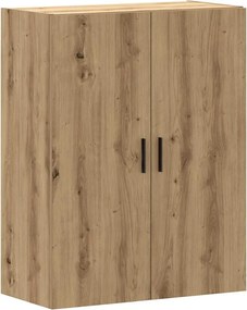 vidaXL Dulap montat pe perete, stejar artizanal, 69,5x34x90 cm