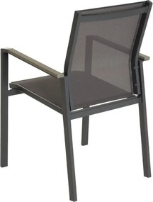 Set de scaune de grădină, gri  90 x 56,5 x 59,5 cm, 2 b