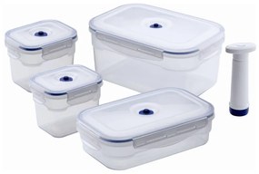 Set 4 recipiente pentru stocare alimente Compactor Food Saver