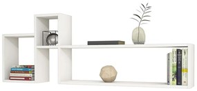 432340 Homemania Raft de perete Polite, alb, 155x22x55cm