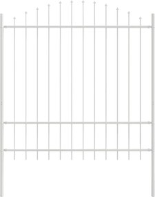 vidaXL Gard de Grădină 7 pcs Alb 170 x 215 cm