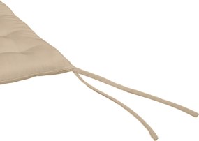 Outsunny Set de 6 Perne pentru Scaune de Dining 40x40 cm 6 Bucăți Perne pentru Scaune de Grădină Matlasate cu Benzi Kaki | Aosom Romania