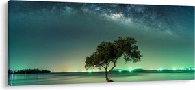 Tablou cu cerul nocturn (120x50 cm)