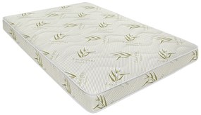 Saltea Eucalyptus Therapy Green Future, 90x200 cm, Memory, Husa cu uleiuri esentiale de Eucalypt, Super Ortopedica