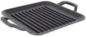 Tava grill patrata cu doua manere Chef Collection Lodge 28 cm L-C11SGP