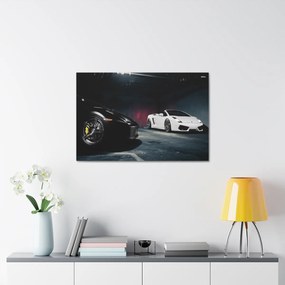 Tablou Canvas Lambourghini BW 60x40 cm