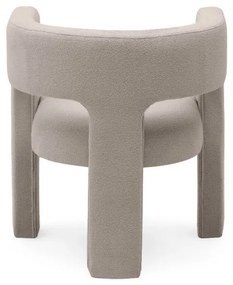 Fotoliu de design bej-gri ALPHA LOOP