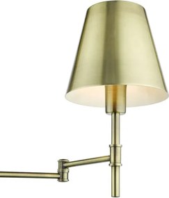 Där Lighting KEN0775 - Lampă de perete flexibilă KENSINGTON 1xE14/25W/230V alamă