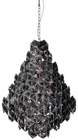 Lustră pe lanț ByRydens 4200940-6513 MONARQUE GRANDE 11xE14/5W/230V negru