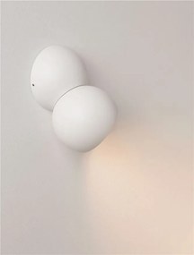 Spot LED aplicat aluminiu LUSA alb