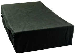 Cearșaf jersey 180x200 cm - negru