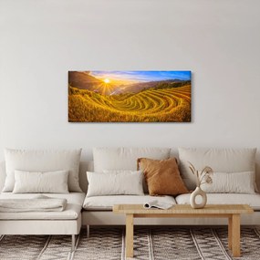 Tablou - Terasele de orez din Vietnam (120x50 cm)