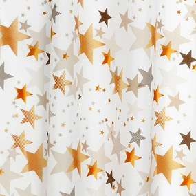 Perdea de duș Bellatex Stars bej , 180 x 200 cm