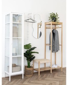 Dulap de haine Amber cu scaun din răchită, bambus, natural