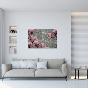 Tablou cu flori (90x60 cm)