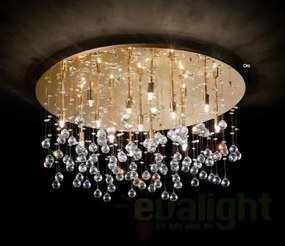 Plafonier cristal Venezian diam. 26cm MOONLIGHT PL5 oro 094663