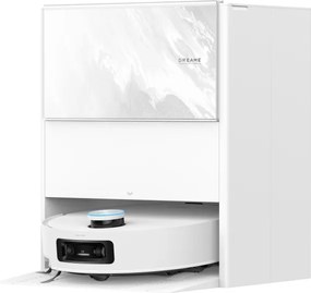 Aspirator robot Dreame Aqua 10 Ultra Track Complete RLR81CE-1-WH, 25000 Pa, 200 min, 3,5/4 l, VersaLift DToF+OmniSight, Camere AI, Control vocal, Automatizare, Alb