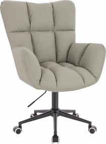 HR650K Scaun Culoare in Piele Ecologica Premium Soft cu Bază Neagră