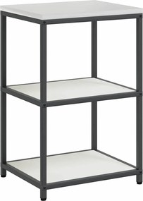 vidaXL Depozitare pentru bucătărie cu raft Alb 60 x 50 x 92 cm Oțel