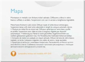 Aplica de perete, Plafonier glob diametru 20cm MAPA AP1 D20 059815