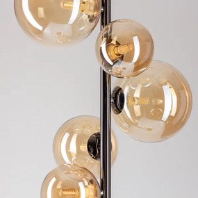 Brilagi - Lampă de podea LED MILLA, 7xG9, 3W, 230V, negru cromat/auriu