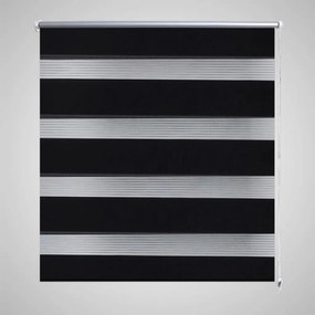 Jaluzea tip zebra, 120 x 230 cm, negru Negru, 120 x 230 cm