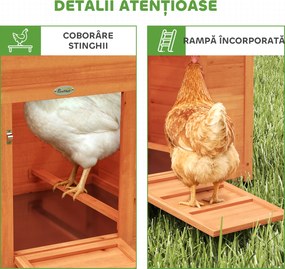 PawHut găini ouătoare coteț adăpost | Aosom Romania