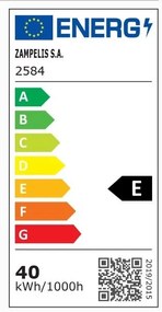 Aplica LED ambientala 40W 3000K SANDY BLACK ZB-2584