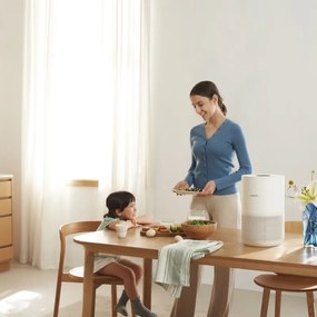 Purificator de aer Xiaomi Smart Air Purifier 4 Compact BHR5860EU, 27 W, 27 m², 230 m³/h, PM2.5, Indicator calitate aer, SMART, Mi Home, Alb