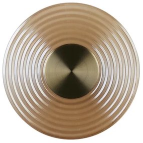 Searchlight 32210AM - Aplică de perete LED dimerizabilă CLEO LED/9,4W/230V, alamă